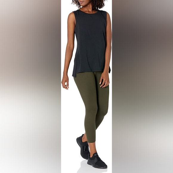 Core 10 Women's Soft Pima Cotton Yoga Sleeveless Tank Size L - Picture 3 of 8